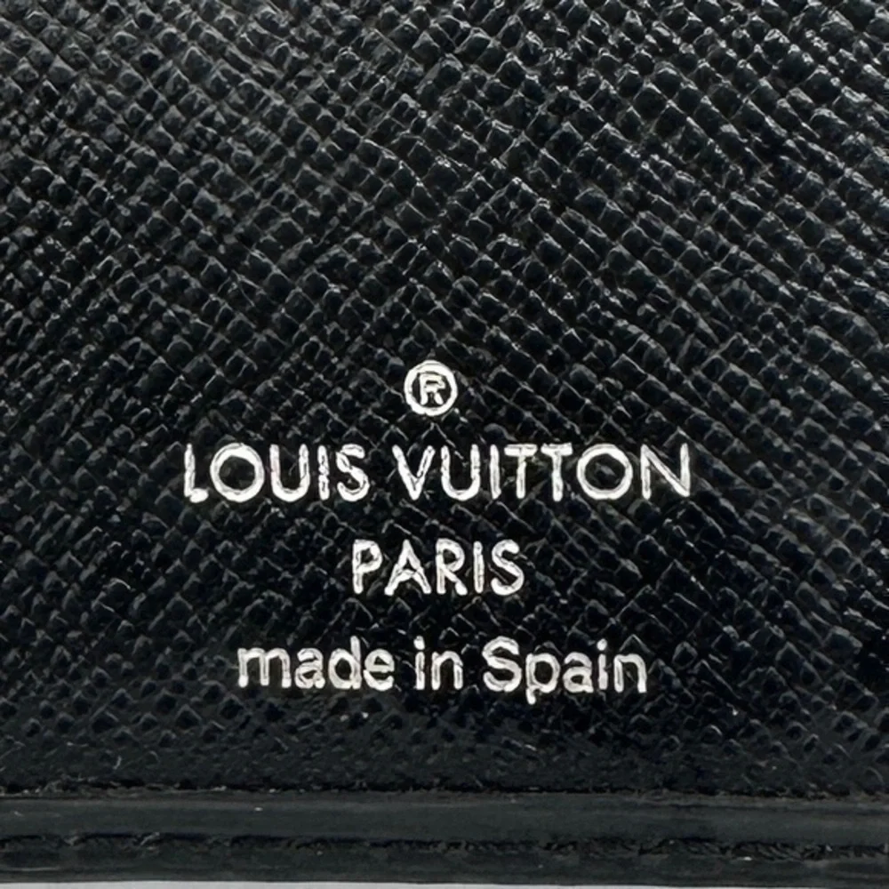 AUTHENTIC Louis Vuitton Monogram Porte Valeurs Checkbook Wallet. Color: Black